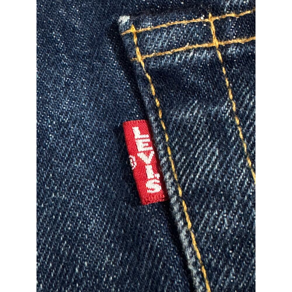 Vintage Levi's BIG E Blue Denim Jeans Button Fly Mens 33 x 34 - Picture 5 of 13